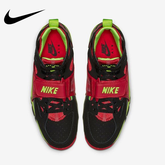 Nike Air Trainer Hurache Black Red Volt Strap - Picture 5 of 8